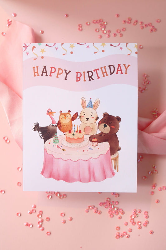 Party Animals Birthday Card